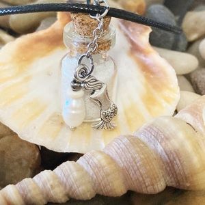 Magic sand natural beach sand quartz (siesta key beach, Florida) Necklace